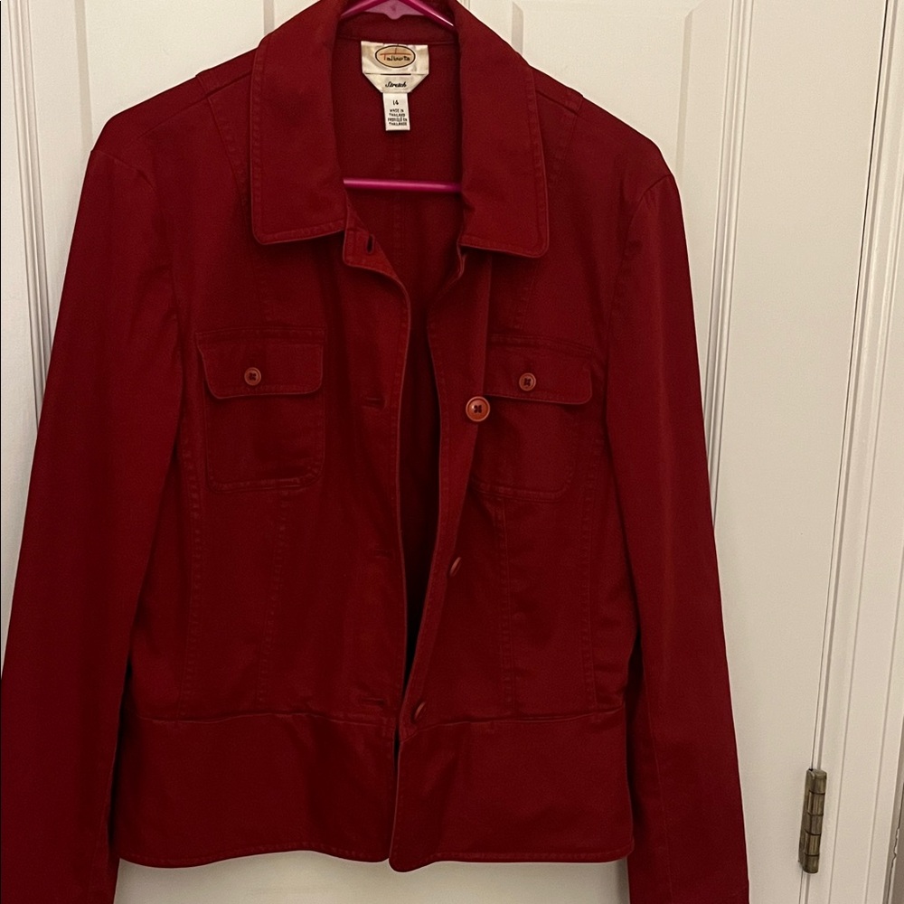 Talbots Women's Red Jacket size 14 - Excellent!!